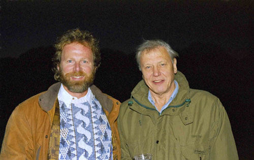 Marty and David Attenborough